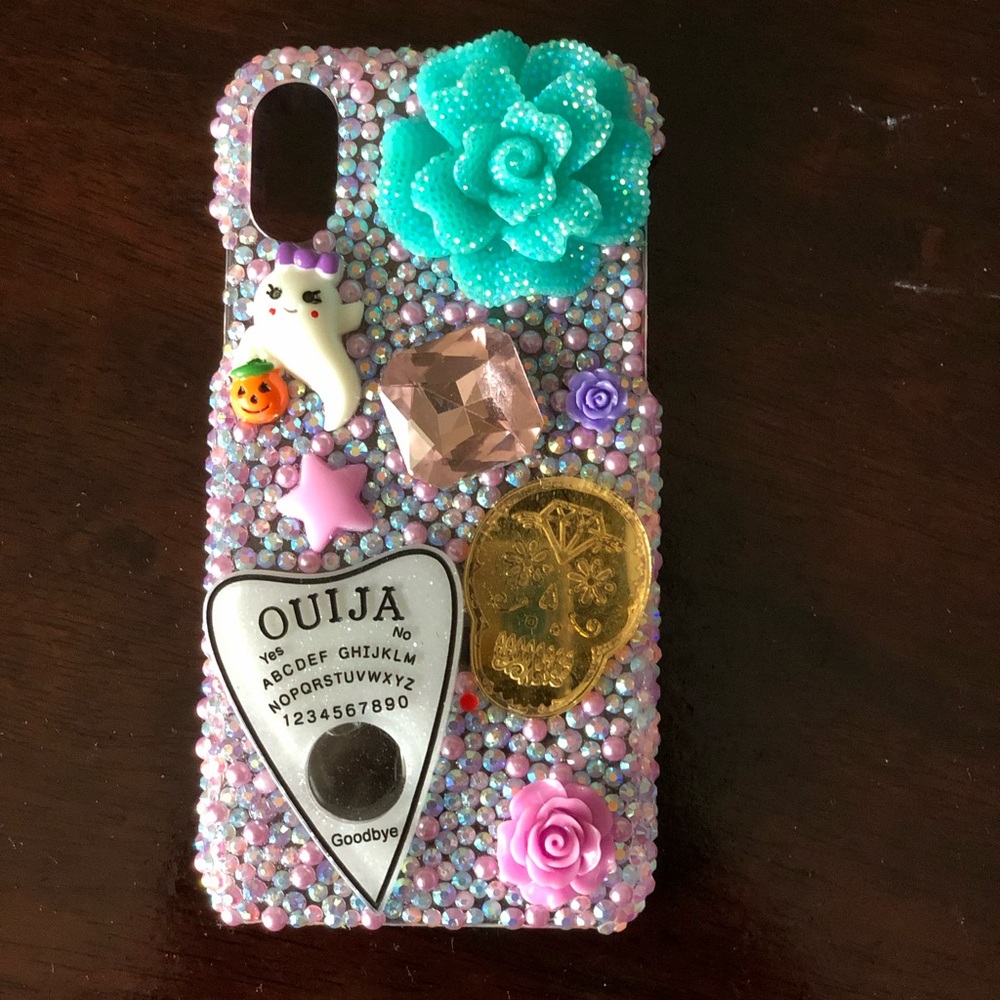 3D Bling iPhone X/Xs “Spooky” Hard Case
